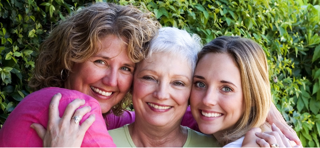 multigenerational women